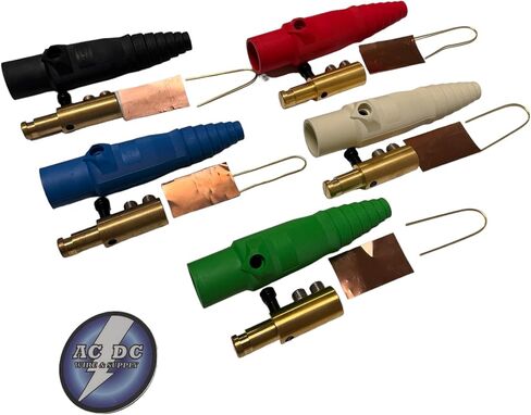 Hubbell 5 PC Male Set Series 16 400 amp camlock set. in Kuwait