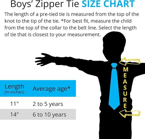 tiemart Boys' Zipper Ties in Saudi Arabia