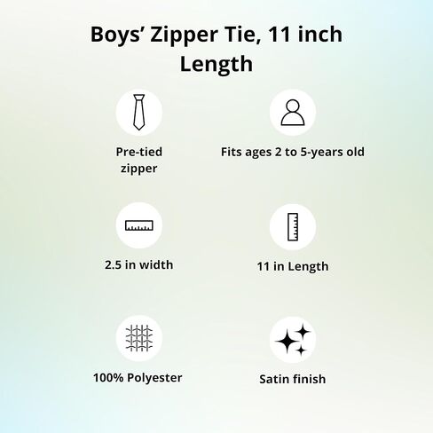 tiemart Boys' Zipper Ties in Saudi Arabia