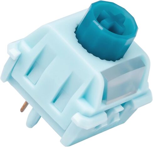 WS BigLucky Keyboard Switches, Mechanical Tactile Switches with LED Diffuser, 5 Pins Pre Lubed Key Switch for MX Mechanical Gaming Keyboard 35Pcs (Blue) in Kuwait