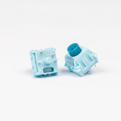 WS BigLucky Keyboard Switches, Mechanical Tactile Switches with LED Diffuser, 5 Pins Pre Lubed Key Switch for MX Mechanical Gaming Keyboard 35Pcs (Blue) in Kuwait