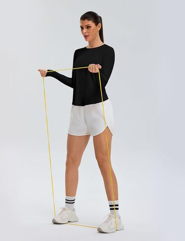 BMJL Women's Long Sleeve Tops Open Back Gym قمصان رياضية غير رسمية لليوغا الجري التي تسير القمصان السقوط 2025 in Saudi Arabia