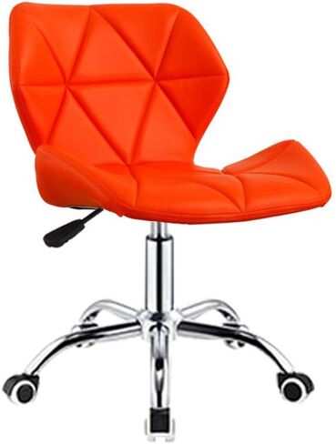 Renovation House Dining Office Swivel Chair with Chrome Legs with Wheels and Lift PU in Kuwait