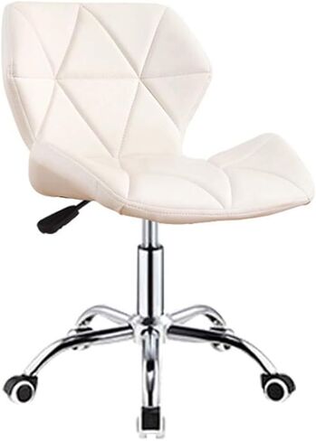 Renovation House Dining Office Swivel Chair with Chrome Legs with Wheels and Lift PU in Kuwait
