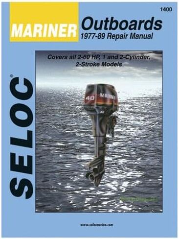 Sierra International Seloc Manual 18-01400 Mariner Outboards Repair 1977-1989 2-60 Ho 1-2 Cylinder 2 Stroke Model in Saudi Arabia