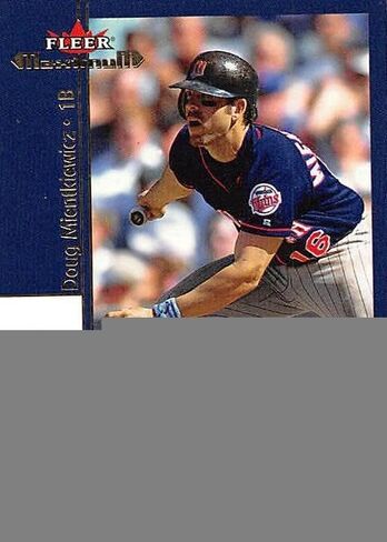 Sports Memorabilia Autograph Warehouse 246256 Doug Mientkiewicz Autographed Baseball Card - Minnesota Twins 2002 Fleer Maximum - No. 115 in Saudi Arabia