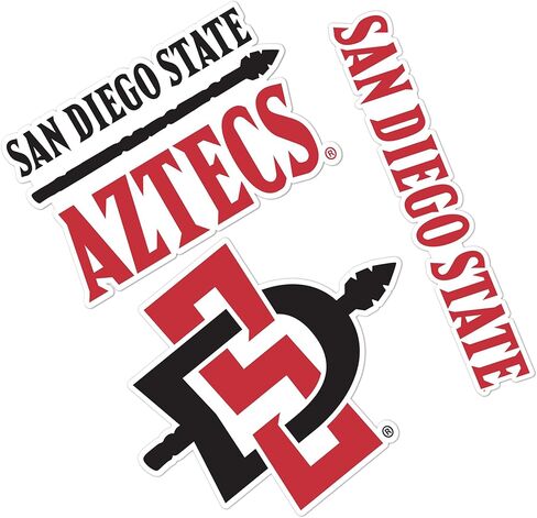 Desert Cactus San Diego University Sticker SDSU Aztecs Vinyl Scals Laptop Bottle Car Scrapbook T5 (النوع 5-1) in Saudi Arabia