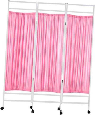 3/4/5/6-Panel Hospita Privacy Partition on Casters,Portable Room Divider,Easy Fold and Transport for Clinics Exam Rooms and Offices(5Panel) in Saudi Arabia