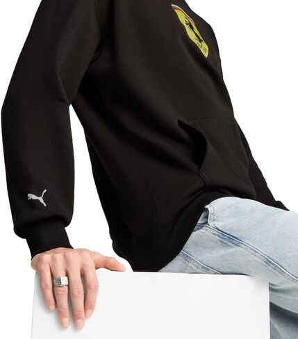PUMA Men's Standard Scuderia Ferrari Formula 1 Graphic Hoodie, Big Shield Black SS25, X-Large in Saudi Arabia