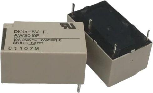 5PCS DK1A-5V-F DK1A-12V-F DK1A-24V-F 10A 4PIN DK2A-5V-F DK2A-12V-F DK2A-24V-F RELAY ONE عادةً in Saudi Arabia