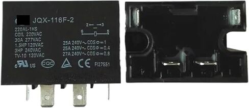 220V Relay JQX-116F-2 220AL-1HS 220VAC JQX-116F-2-220AL-1HS 220VAC JQX-116F-2-220AL-1HS-220VAC 220V AC220V 30A 277VAC 4PIN(5PCS) in Saudi Arabia