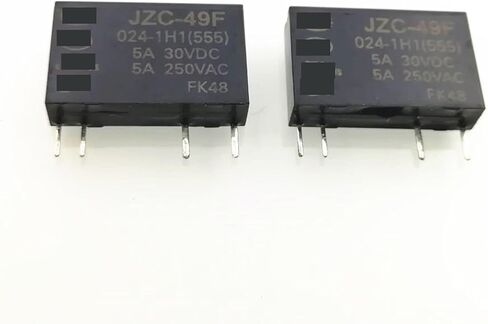 24V Relay JZC-49F-024-1H1 HF49FD JZC-49F 024-1H1 HF49F-024-1H1 HF49F 024-1H1 24VDC 24V DC24V 4PIN (50PCS) in Saudi Arabia