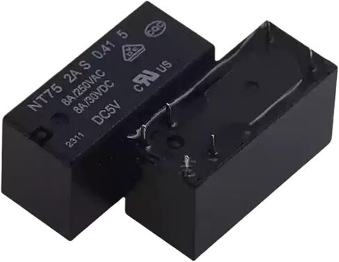 10pcs NT75 2C S 0.41 5 DC5V DC12V DC24V 8PIN 8A RELAY NT75-2A-S-0.41-5 DC5V DC12V DC24V (NT75-2C-S-0.41-5 5V) in Saudi Arabia