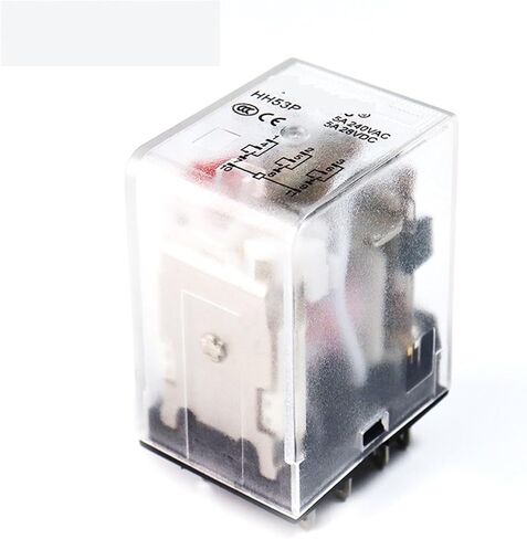 HH53P My3n Relay Relay Coil DC12V/24V AC110V/220V/380V 5A 11PINS 3NO3NC Micro electromnetic Relay LED VANEAIMS (مع قاعدة ، AC380V) in Saudi Arabia