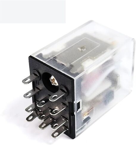 HH53P My3n Relay Relay Coil DC12V/24V AC110V/220V/380V 5A 11PINS 3NO3NC Micro electromnetic Relay LED VANEAIMS (مع قاعدة ، AC380V) in Saudi Arabia
