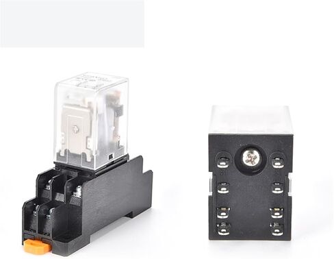 HH53P My3n Relay Relay Coil DC12V/24V AC110V/220V/380V 5A 11PINS 3NO3NC Micro electromnetic Relay LED VANEAIMS (مع قاعدة ، AC380V) in Saudi Arabia