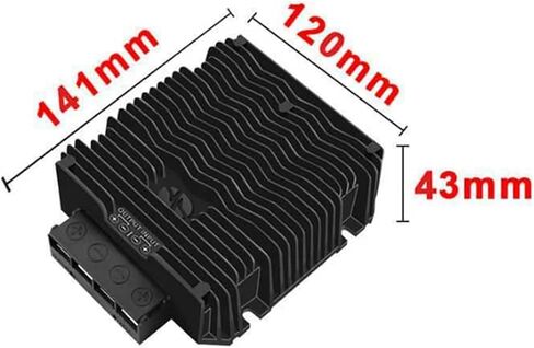 DC DC Step Down Converter 24V48V to 12V Power Supply Inverter 80A 85A 100A Buck Voltage Regulator 12 Volt Transformer(100A 141 Black,24V_12V) in Saudi Arabia