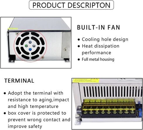 48V 1000W 20.8A مزود الطاقة عالية الطاقة 170-250V AC إلى DC 48V محول محول محول محول SMPS SMPS in Saudi Arabia