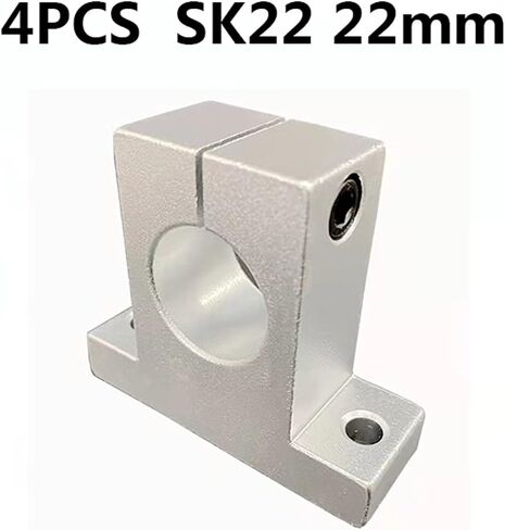 4PCS SK22 Inner Diameter 22mm Linear Bearing Rail Shaft Support Table Router sk22 in Saudi Arabia