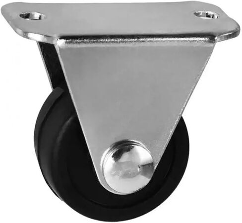 4Pcs Casters 1 Inch Rubber Directional with Diameter of 25mm Mute Wear-Resistant Fixed Roller Furniture in Saudi Arabia