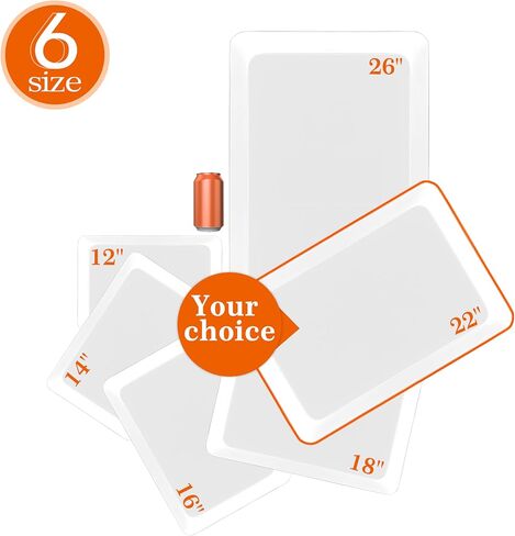 Serving Tray Platter, 4 Pack Food Tray for Veggie Fruit Snack Dessert Cookie Cheese, Food Trays for Party Supplies Display, Plastic Platters for Serving Food, Large White Trays, BPA Free in Saudi Arabia
