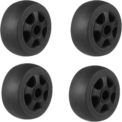 4Pcs 1//1.5/2 Inch Black Elastic Soft Rubber Pulley Toy Electrical Furniture Audio(1.5 Inch) in Saudi Arabia