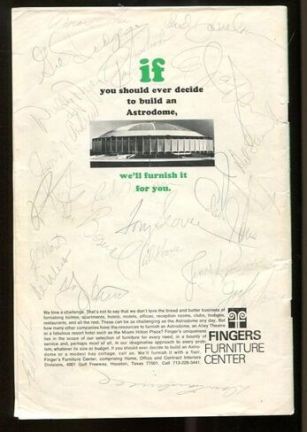 1969 Compatible with NY Mets Team Signed Program Autographed Hodges Seaver Berra 22 Sigs BAS *96 in Saudi Arabia