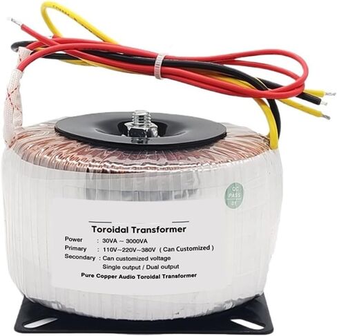 150W Toridal Transformer Single Single 6V 9V 12V 15V 18V Pure Copper Wire Amplifier Presentive INPUTION 220V 110V RING CORE (INPUT 380V ، 24V) in Kuwait