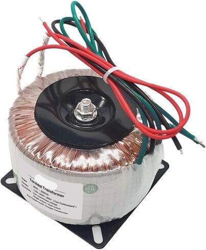 150W Toridal Transformer Dual Output 3Wires 9V-0-9V / 12V-0-12V / 24V-0-24V خيار إدخال الأسلاك النحاسية 220V 110V (الإدخال 220V ، 12V-0-12V) in Saudi Arabia