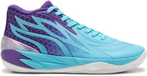 PUMA MENS MB.02 FADE BACKING SHOEKERS SHOEERS - الأزرق ، الأرجواني - حجم 12 م in Saudi Arabia