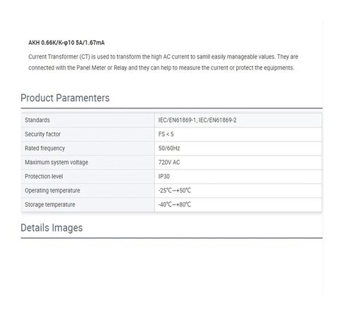 Inverter Energy Meter AKH-0.66K/K-24 Current Transformer Split core Class 1/Split core Current Transformer/Split core ct in Kuwait