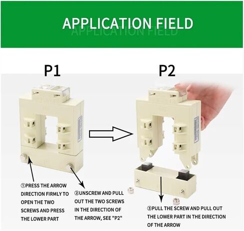 AKH-0.66/K K60*40 500/5A Split Type Measurement Current Transformer 500/5A Rated Voltage AC 0.66kV for Energy Meter in Saudi Arabia