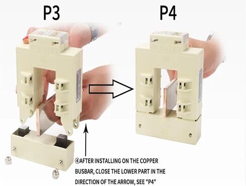 AKH-0.66/K K60*40 500/5A Split Type Measurement Current Transformer 500/5A Rated Voltage AC 0.66kV for Energy Meter in Saudi Arabia