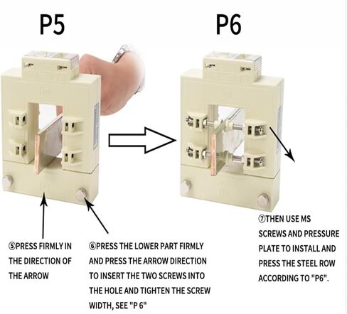 AKH-0.66/K K60*40 500/5A Split Type Measurement Current Transformer 500/5A Rated Voltage AC 0.66kV for Energy Meter in Saudi Arabia