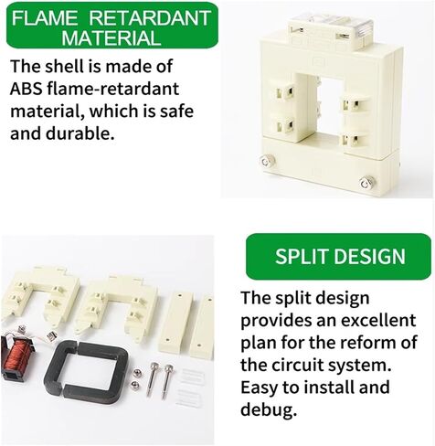 AKH-0.66/K K60*40 500/5A Split Type Measurement Current Transformer 500/5A Rated Voltage AC 0.66kV for Energy Meter in Saudi Arabia