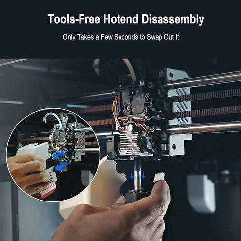 2.0 Upgrade 0.4mm Bi-Metal Heatbreak Hotend Extruder Print Head Hot End for Anycubic Kobra S1/Kobra S1 Combo 3D Printer in Kuwait