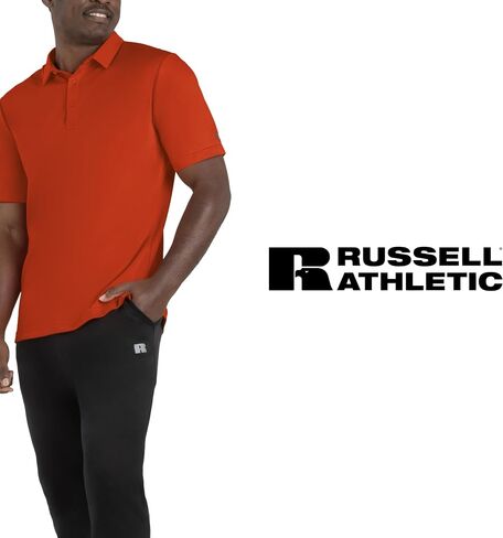 Russell Athletic Mens Mense Grid Polo in Saudi Arabia