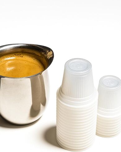 Katae Coffee cups, Cubano Mini disposable Colada, Cuban Style and espresso coffee cups 3/4 oz. (250 Pack) in Saudi Arabia