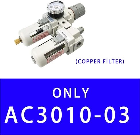 AC3010-03 مضخة الهواء ضاغط ضاغط مرشح منظم فخ الفاصل الهوائي الفاصل الزمني مرشحات إمدادات الصرف الصحي (الألياف و PC12-03) in Saudi Arabia