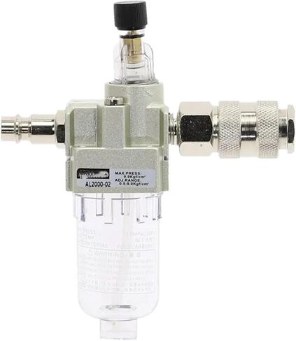 AL2000-02 Source Treatment Unit Pneumatic Lubricator 1/4"BSP Water Oil Air Lubricator with PC Fittings(AL2000-02-PC8) in Saudi Arabia