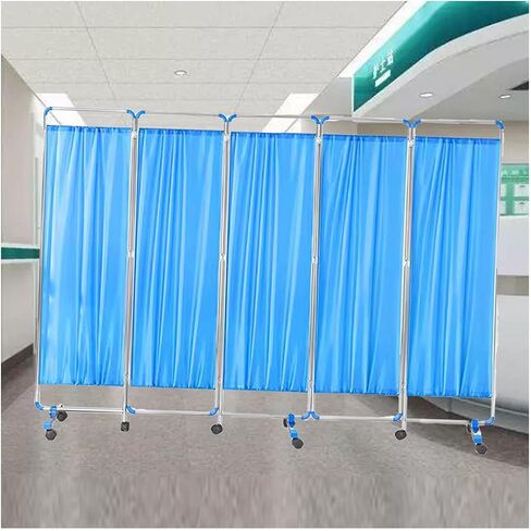 3/4/5/6Panel Hospital Screen,Folding Room Divider for Dividing Areas,for Clinical Examination Beauty Salon Home Partition(5piece) in Kuwait