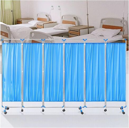 3/4/5/6 Panel Folding Hospital Privacy Screen,with Universal Wheels It can Rotate 360​° can Be Adjusted Freely,for Clinic Examination(5piece) in Saudi Arabia