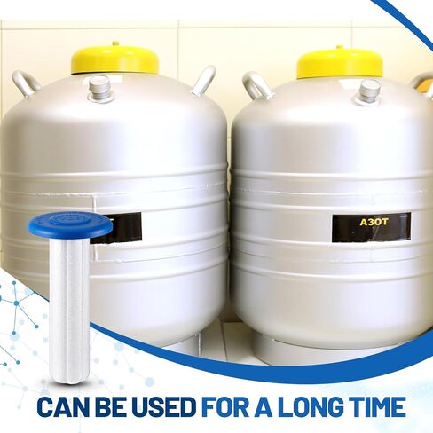 2 Pack Stopper for Liquid Nitrogen Storage Tank Suitable for Diameter 50 mm 2" LN2 Dewar Flasks Laboratory Grade Groove Polyurethane Bottle Stopper, Low Temperature Storage Tank Cover in Saudi Arabia