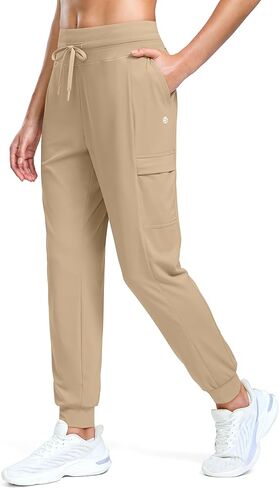 G joggers تدريجي للنساء 4 جيوب عالية الخصر بخصر السراويل السراويل الناعمة لينة للتجريب يركض السفر in Saudi Arabia
