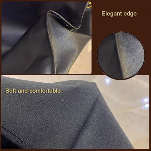 Baby Grand Piano Cover Household Dustproof Piano Cover Waterproof Leather Grand Piano Cover with Stool Cover & Footrest Cover(A,180cm/71inch) in Saudi Arabia
