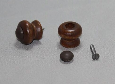 براون الماهوغوني الخشب البيانو مكتب المقابض 3/4 "مع مسامير - زوج واحد - إصلاح الأثاث in Kuwait