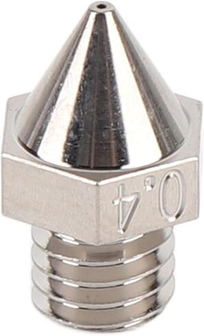 3D Printer Nozzle Tip 0.4mm Hardened Versatile Ni Plated Tip for Raise3D N Pro2 Pro3 E2 Series Seamless Connection to Prevent Clogging Thermal Conductivity in Saudi Arabia