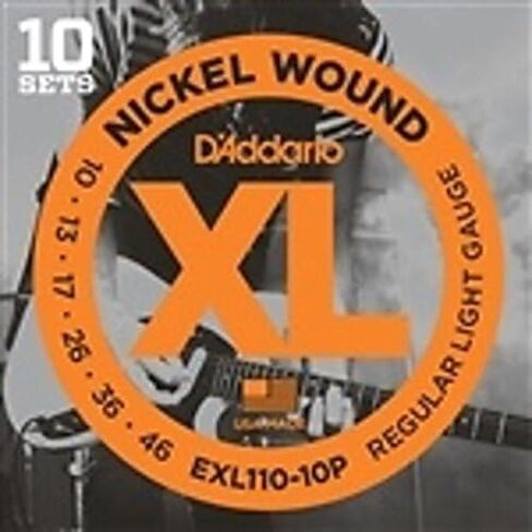 D'Addario d'Addario Exl110 سلاسل الغيتار الكهربائي - الضوء - 10 حزمة in Saudi Arabia