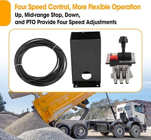 PTO Switch Control Dual Valve Air Set for Truck Tipper Dump Pump, Hydraulic Flow Control Valves in Kuwait