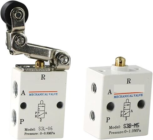 Mechanical valve S3B/S3R/S3L/S3HL/S3V-M5/06/08 Two-position three-way control valve S3R S3Y S3V S3V S3B(S3B-06) in Kuwait